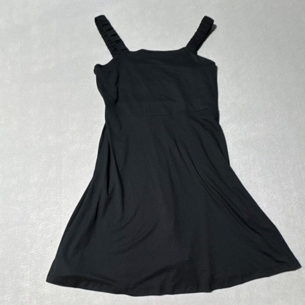 SO Women's Black Knit Tank Dress Sleeveless Strap Pullover Size M